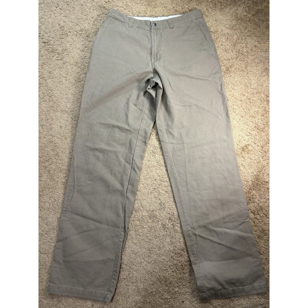 Columbia ROC Cargo Canvas AMB8142 Pants Men 33x34 Tan Outdoor 100% Cotton Hiking